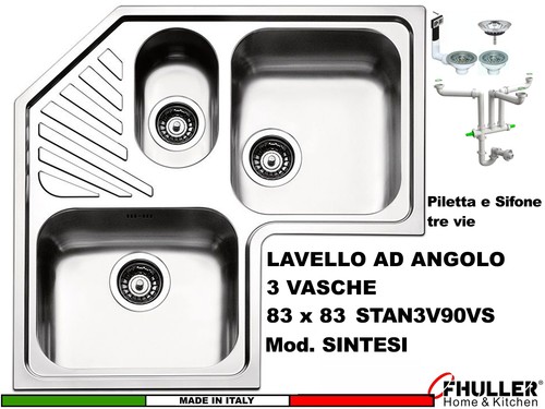 Lavello angolo incasso - lavello,