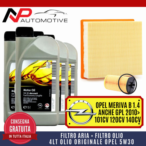 Kit tagliando opel meriva - kit,
