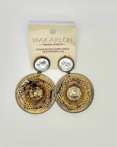 Orecchini makarlon bronzo - orecchini,