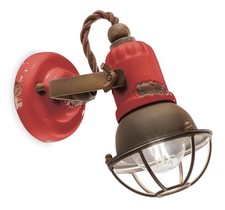 Lampada da parete shabby