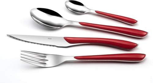 Posate set pezzi acciaio - set, 24
