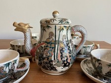 Set da tè in ceramica Satsuma