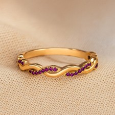 Anello a fascia in oro 14 kt