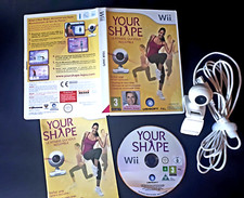 Your Shape Fitness + Telecamera Ubisoft Nintendo WII Gioco + Manuale in Francese