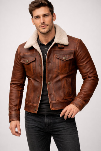 Giacca pelle uomo - di,