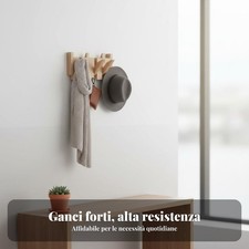 Attaccapanni da Muro in Legno