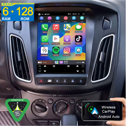 128gb per ford focus mk3 - 6+128gb,