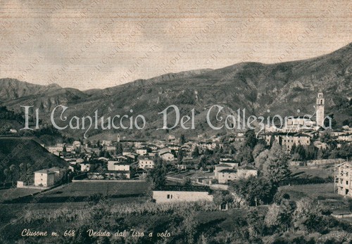 1957 clusone veduta dal tiro - 1957,