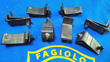PARACOLPO FIAT 127 COFANO ANTERIORE GOMMINO LATERALE TASSELLO PLASTICA NERO 8pz.