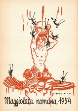 ROMA, 1954 - VITTORIO - Maggiolata Romana - Commemorativa - NV - PU472