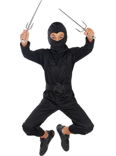 Costume ninja nero per bambino - costume,