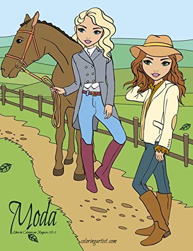 Moda libro da colorare - libro,