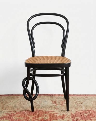 Thonet sedia 214k black - thonet, (black