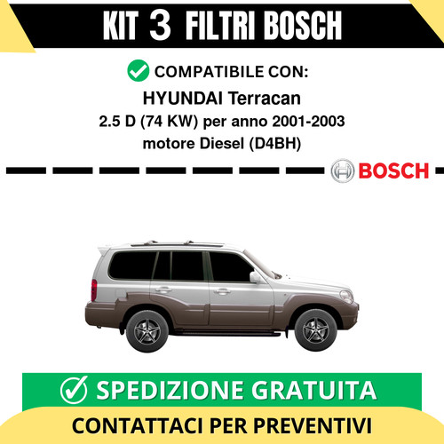 Kit bosch filtri tagliando - bosch,