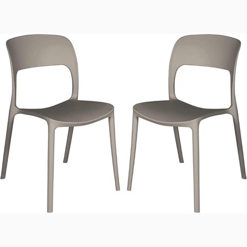 Set sedie impilabili da - set, 2