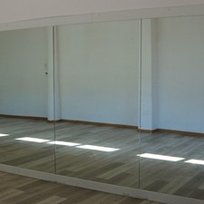 SPECCHIO ANTINFORTUNISTICO NON DEFORMANTE PALESTRA BALLO DANZA 200x130