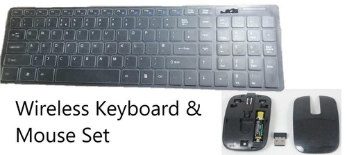Tastiera wireless nera con - , pad