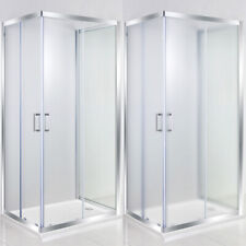 BOX DOCCIA RETTANGOLARE CABINA ANGOLARE CRISTALLO 6 MM BEVERLY TRASPARENTE OPACO