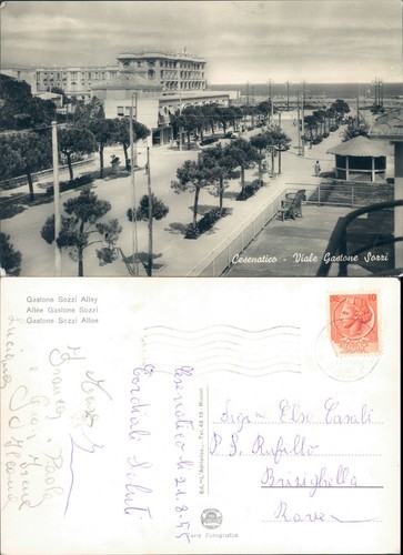 Cesenatico panoramica anni 50 - cesenatico,