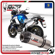 Terminale scarico Mivv Oval omologato titanio Yamaha XT1200Z SuperTenere 10-20