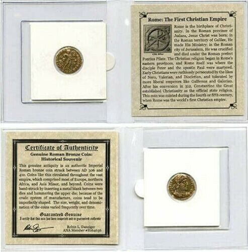 Ancient roman bronze coin - roman,