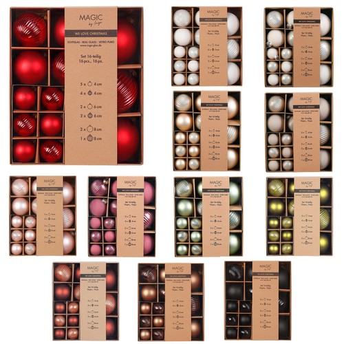 Palline natale vetro 4 - di,