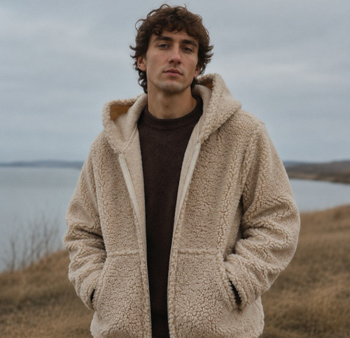 Merino giacca lana uomo - giacca, con