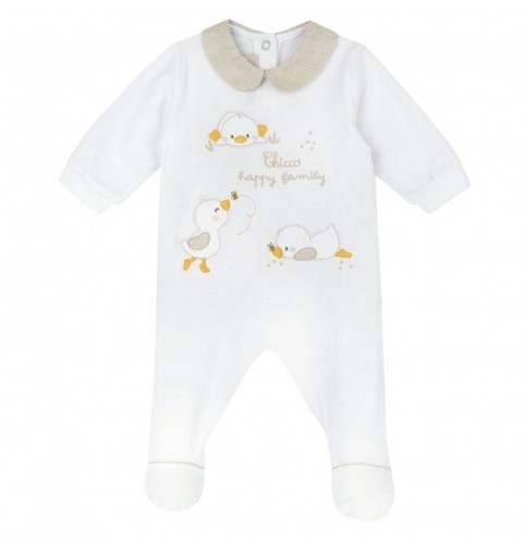 Tutina chicco unisex - tutina, bianca