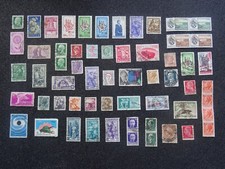 lotto 55 francobolli italia post postale old vintage repubblica italiana collect