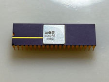 ✅ RARE MOS 6569 R3 VIC-II VIDEO  CHIP IC COMMODORE C64 SX64 CERAMICA  ORO GOLD ✅