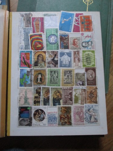 Stock francobolli italia misti - stock,