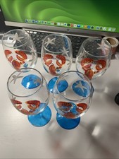 5 bicchieri da vino aragosta