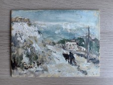 Quadro -Nevicata- Gaetano Bocchetti dipinto a olio