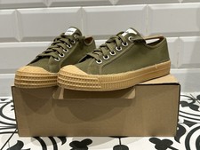 Scarpe da ginnastica unisex Novesta Star Master in tela taglia UK 8 EU 42 militari/trasparenti