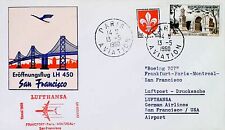 Lufthansa German Airlines 1960 primo volo Germania Francia Canada Usa 16786