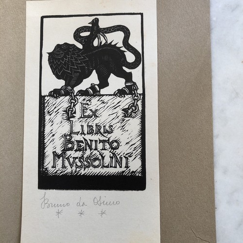 Libris bruno osimo - ex,