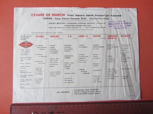 1967 foglio pubblicitario - 1967,