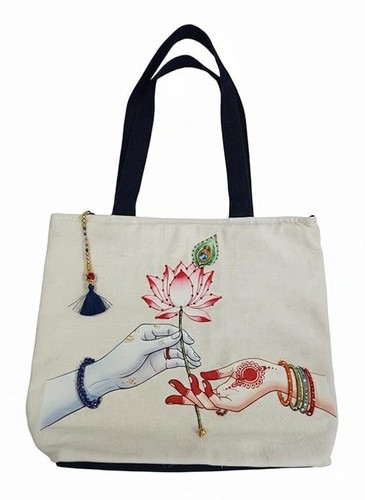 Borsa tote tela design loto - tote, in