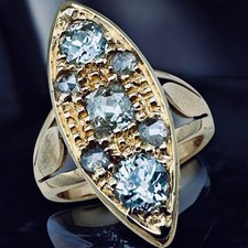 anello uomo oro 18 kt usato Antico 1900