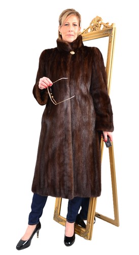 A5836 cappotto visone vera - a5836,