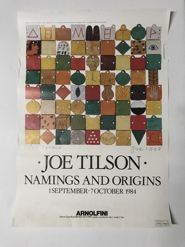 Joe tilson poster - joe,