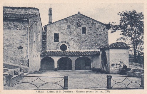 Cartolina postale assisi - postale,