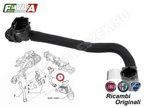 Tubo radiatore fiat - radiatore, fiat-alfa