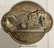 STAZIONE DI PIAN ROSA’ M.3500 VAL D’AOSTA DISTINTIVO DA BASTONE MONTAGNA