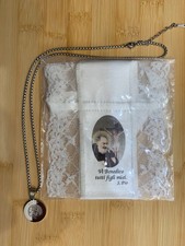Collana Padre Pio acciaio inox