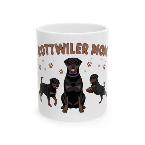 Rottweiler mom gift mug - rottweiler,
