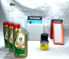 KIT TAGLIANDO SMART FORTWO COUPE CABRIO 453 14> 1.0 BENZINA CASTROL 5W30 FILTRI