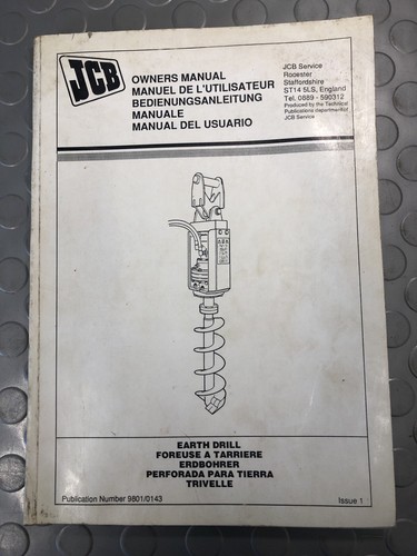 Jcb owner trapano terra - jcb,