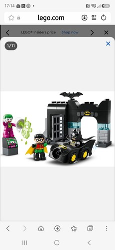 Lego duplo set - lego, batcaverna