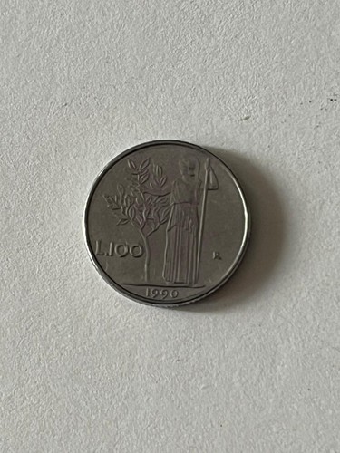Moneta 100 lire piccola 1990 - 100,